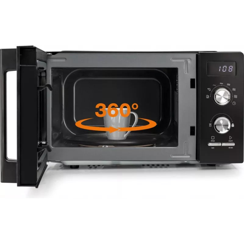 Micro-ondas combinado Gorenje MO20A3BH Preto de bancada 20 L 800 W