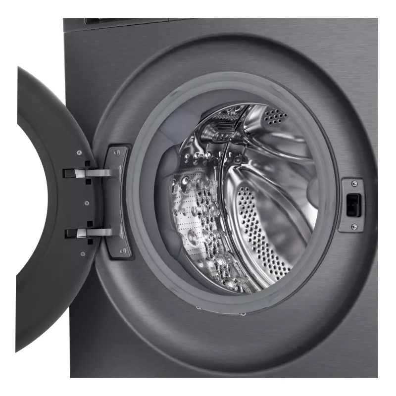 Máquina de lavar roupa LG F2X50S9TBB de carregamento frontal 9 kg 1170 rpm preta