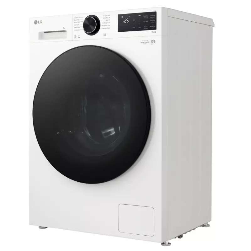 Máquina de lavar e secar roupa LG F2X50S9TWB, carregamento frontal, 9 kg, 1170 rpm, classe A, 600×535×850 mm, branca