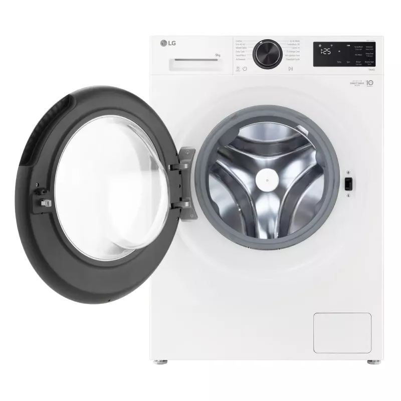 Máquina de lavar e secar roupa LG F2X50S9TWB, carregamento frontal, 9 kg, 1170 rpm, classe A, 600×535×850 mm, branca