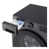 LG F4X5011TBB, A, carregamento frontal, capacidade de lavagem 11 kg, profundidade 56,5 cm, 1400 rpm, máquina de lavar roupa preta de carregamento frontal 1351 rpm