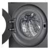 LG F4X5011TBB, A, carregamento frontal, capacidade de lavagem 11 kg, profundidade 56,5 cm, 1400 rpm, máquina de lavar roupa preta de carregamento frontal 1351 rpm