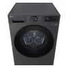 LG F4X5011TBB, A, carregamento frontal, capacidade de lavagem 11 kg, profundidade 56,5 cm, 1400 rpm, máquina de lavar roupa preta de carregamento frontal 1351 rpm