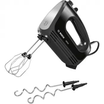 Batedeira de mão Bosch MFQ2420B 400 W preta, prateada