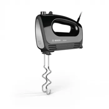 Batedeira de mão Bosch MFQ2420B 400 W preta, prateada