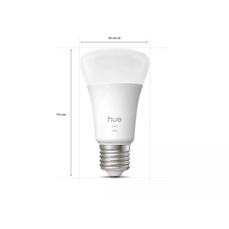 Philips Hue W 810 A60 2P EU | E27 | 7 W | luz de branco quente a branco de dia | Bluetooth, Zigbee