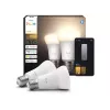Philips Hue W 810 A60 2P EU | E27 | 7 W | luz de branco quente a branco de dia | Bluetooth, Zigbee