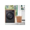 Máquina de secar roupa LG RHX5009TBB de instalação livre carregamento frontal 9 kg grafite