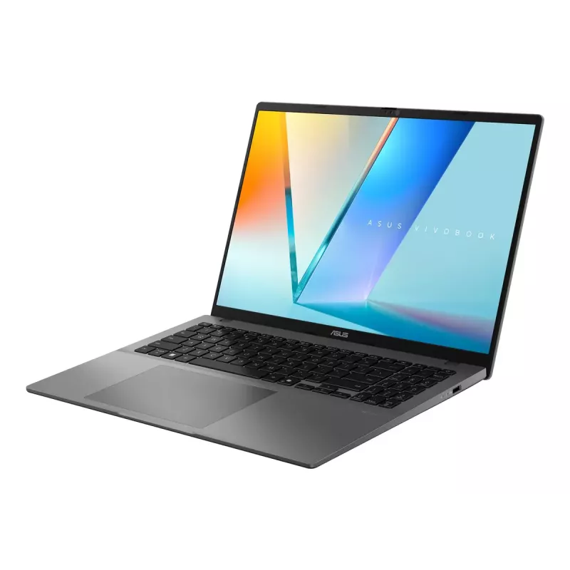 Portátil ASUS Vivobook S16 M3607HA-SH080W Copilot+ PC — AMD Ryzen 7 260, 16 polegadas WUXGA, 16 GB DDR5, 1 TB SSD, Windows 11 Home, cinzento