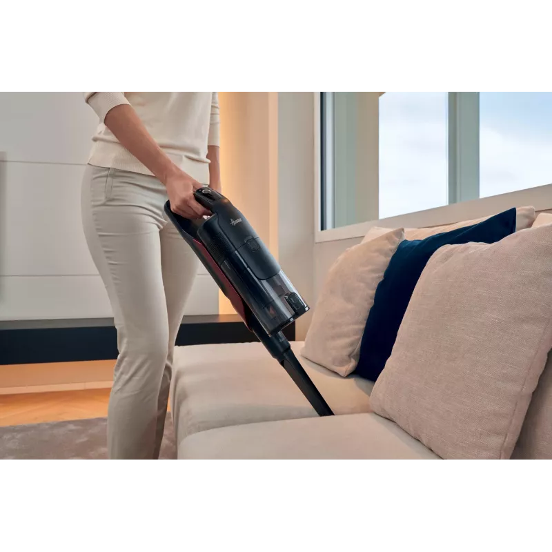 Aspirador vertical Hoover HF610HX 011 a bateria seco EPA sem saco 0,7 L 650 W magenta 4 Ah
