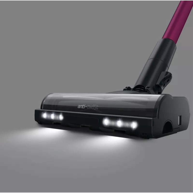 Aspirador vertical Hoover HF610HX 011 a bateria seco EPA sem saco 0,7 L 650 W magenta 4 Ah