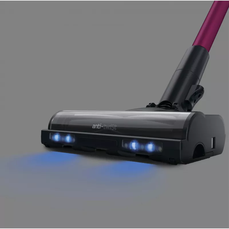 Aspirador vertical Hoover HF610HX 011 a bateria seco EPA sem saco 0,7 L 650 W magenta 4 Ah
