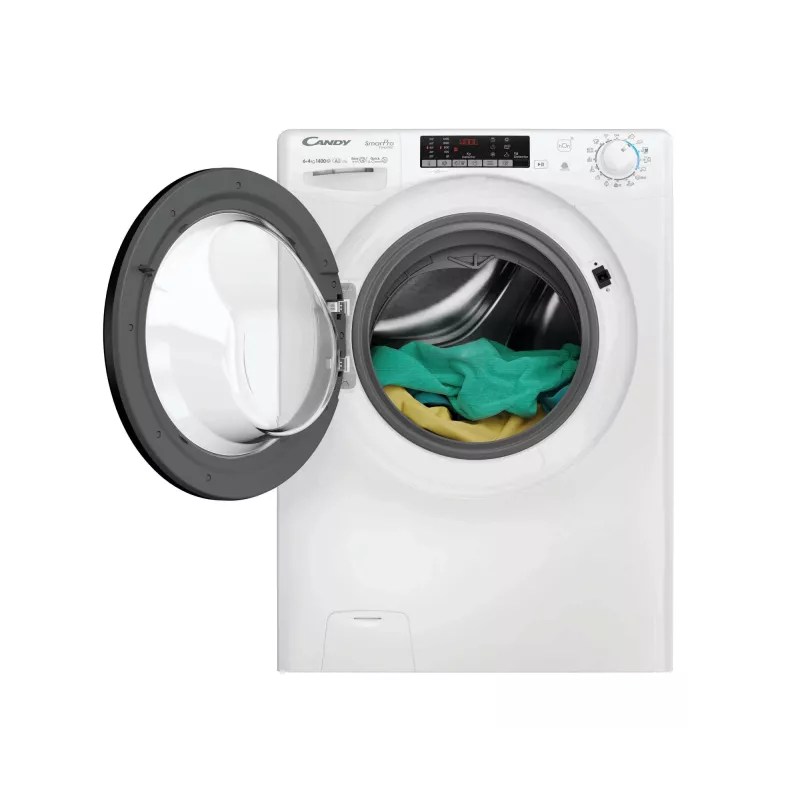 Máquina de lavar e secar Candy Smart Pro CSOW44644TWMB6-S de instalação livre, carga frontal, Branco