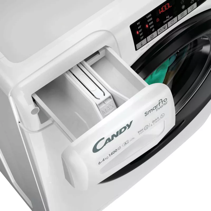 Máquina de lavar e secar Candy Smart Pro CSOW44644TWMB6-S de instalação livre, carga frontal, Branco