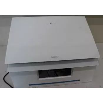 Exaustor de parede CATA THALASSA PRO 60 GWH, 60 cm, máx. 842 m³/h, LED, controlo eletrónico, vidro branco