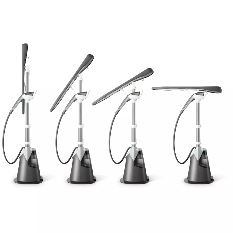 Ferro de engomar vertical Philips série 8000 GC628/80, 2 L, 2400 W, Cinzento