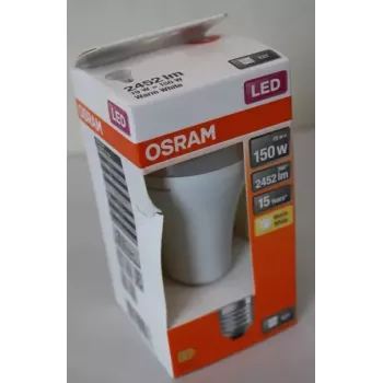 LEDvance Parathom Classic LED E27 19W 827 (branco quente) não regulável — embalagem danificada
