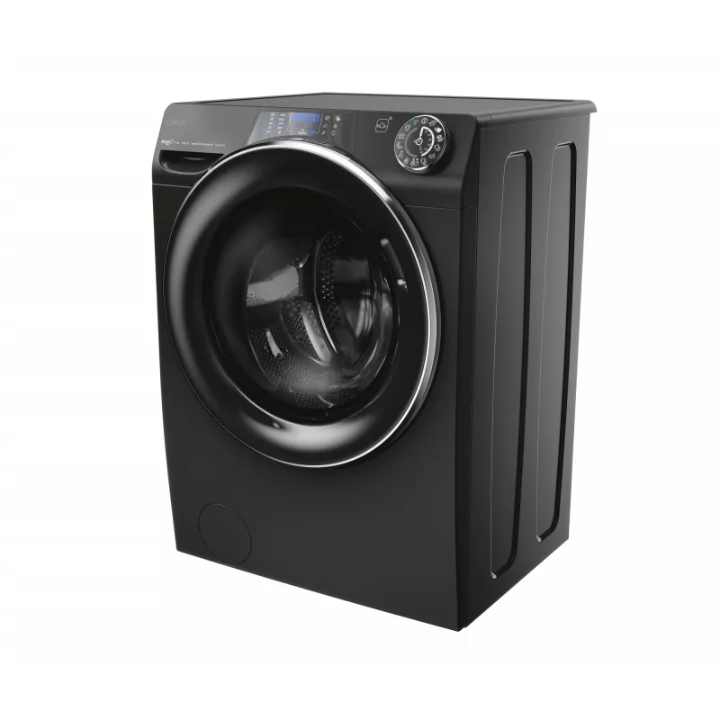 Máquina de lavar Candy RapidÓ PRO RP 496BWMBCB/1-S, carga frontal, 9 kg, 1400 rpm, Preto