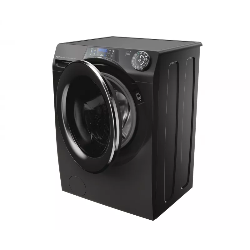 Máquina de lavar Candy RapidÓ PRO RP 496BWMBCB/1-S, carga frontal, 9 kg, 1400 rpm, Preto
