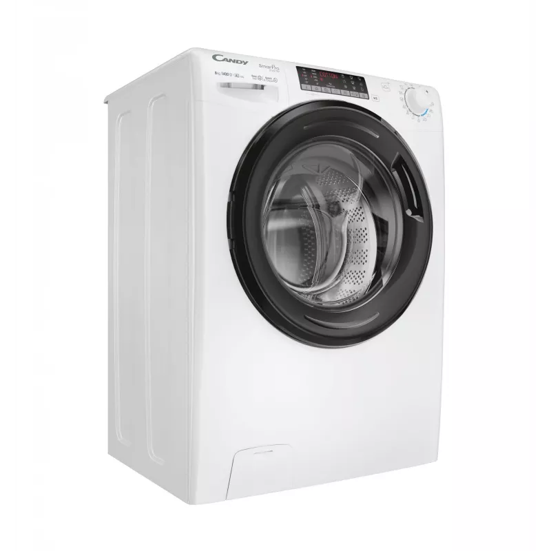 Máquina de lavar roupa Candy Smart Pro Inverter CSO486TWMB6/1-S de carga frontal 8 kg 1400 rpm branca