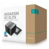 Arrefecedor de CPU a ar DeepCool ASSASSIN VC ELITE, ventoinha de 120/140 mm, FDB, 147×144×164 mm, preto