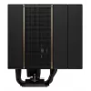 Arrefecedor de CPU a ar DeepCool ASSASSIN VC ELITE, ventoinha de 120/140 mm, FDB, 147×144×164 mm, preto