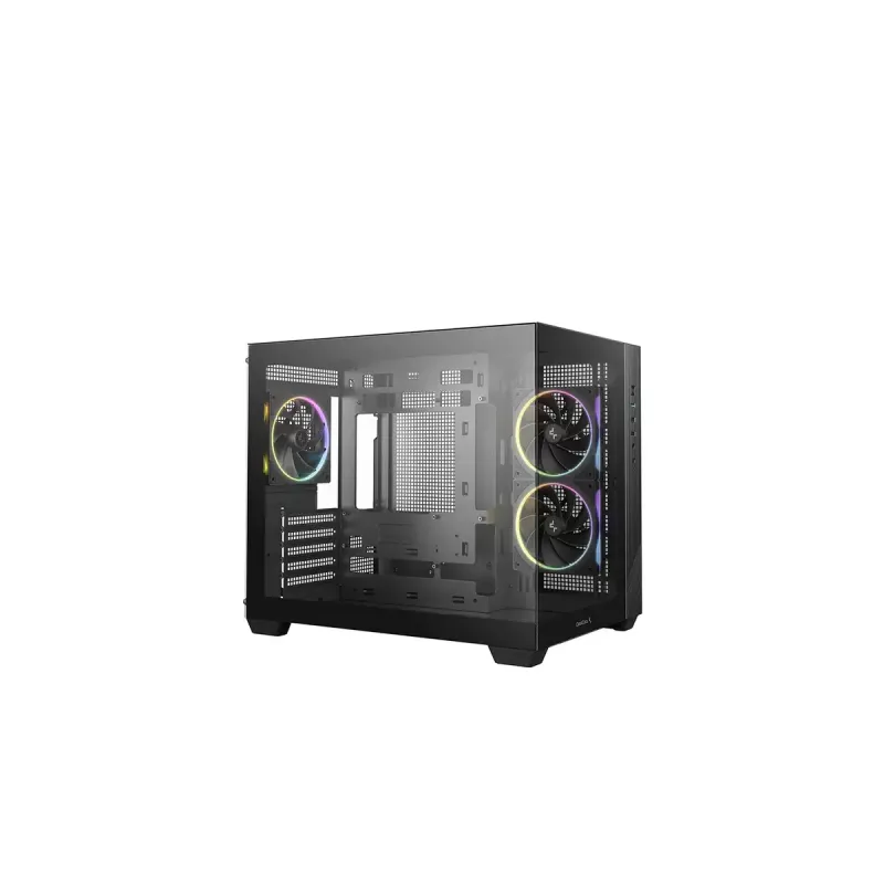 Caixa de PC DeepCool CG330 3F da DeepCool, mid-tower, preto