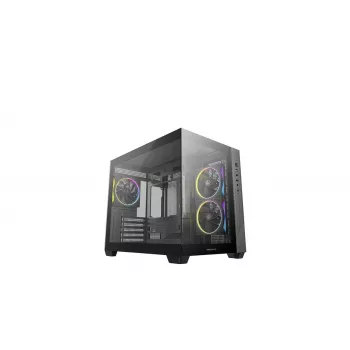 Caixa de PC DeepCool CG330 3F da DeepCool, mid-tower, preto