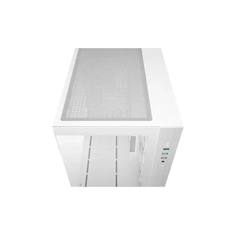 Caixa de PC DeepCool CG330 3F branca — chassis mid-tower ATX, branco