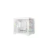 Caixa de PC DeepCool CG330 3F branca — chassis mid-tower ATX, branco