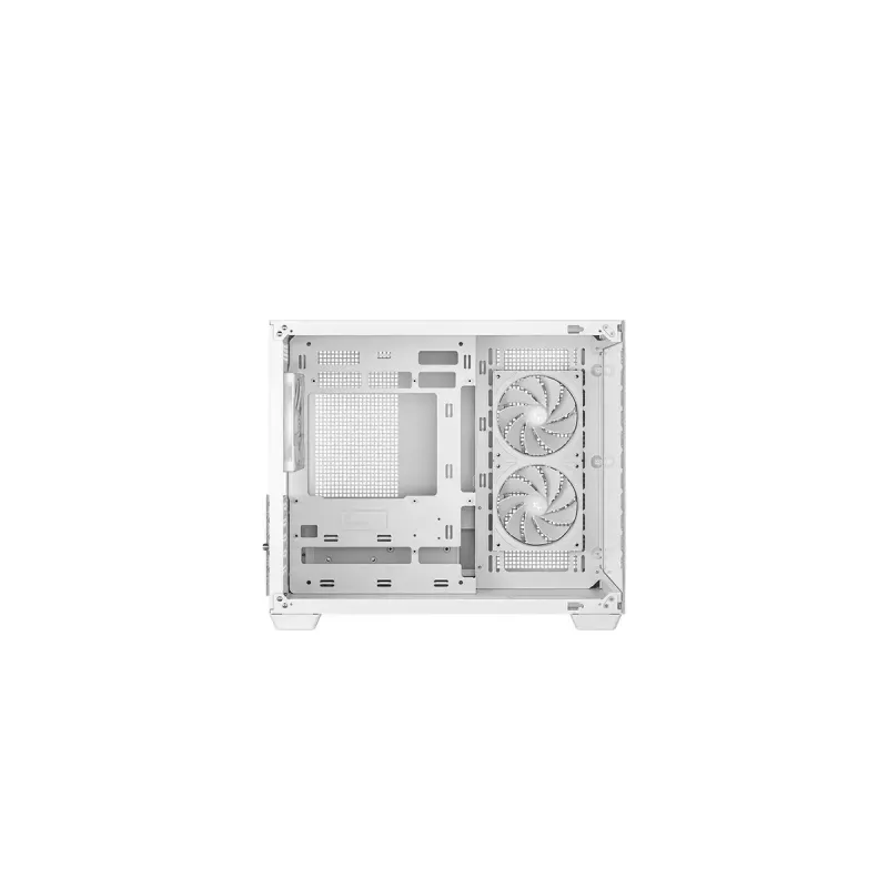 Caixa de PC DeepCool CG330 3F branca — chassis mid-tower ATX, branco