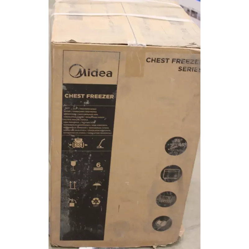 Arca congeladora Midea MDRC152FEE01 — 99 L líquidos, altura 85 cm, classe de eficiência energética E, Branco