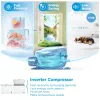 Arca congeladora Midea MDRC411FZE01 — independente, 293 L de capacidade, classe de eficiência energética E, 14 kg/24h de capacidade de congelação, branco
