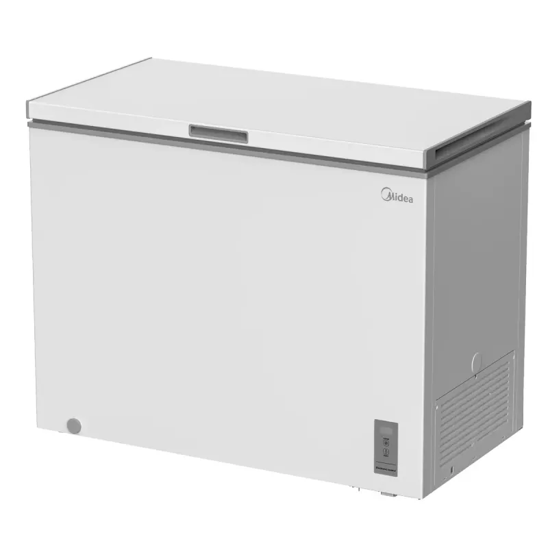 Arca congeladora Midea MDRC411FZE01 — independente, 293 L de capacidade, classe de eficiência energética E, 14 kg/24h de capacidade de congelação, branco