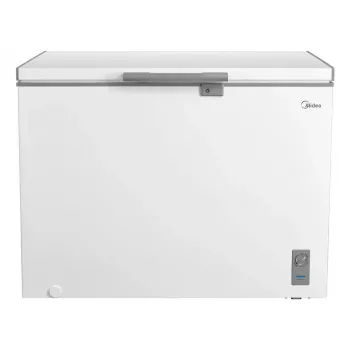 Arca congeladora Midea MDRC411FZE01 — independente, 293 L de capacidade, classe de eficiência energética E, 14 kg/24h de capacidade de congelação, branco