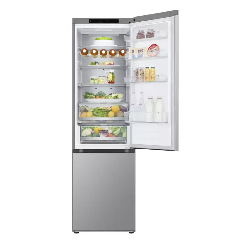 LG GBV7280CPY.APYQEUR Combinado frigorífico-congelador Independente 387 l Aço inoxidável