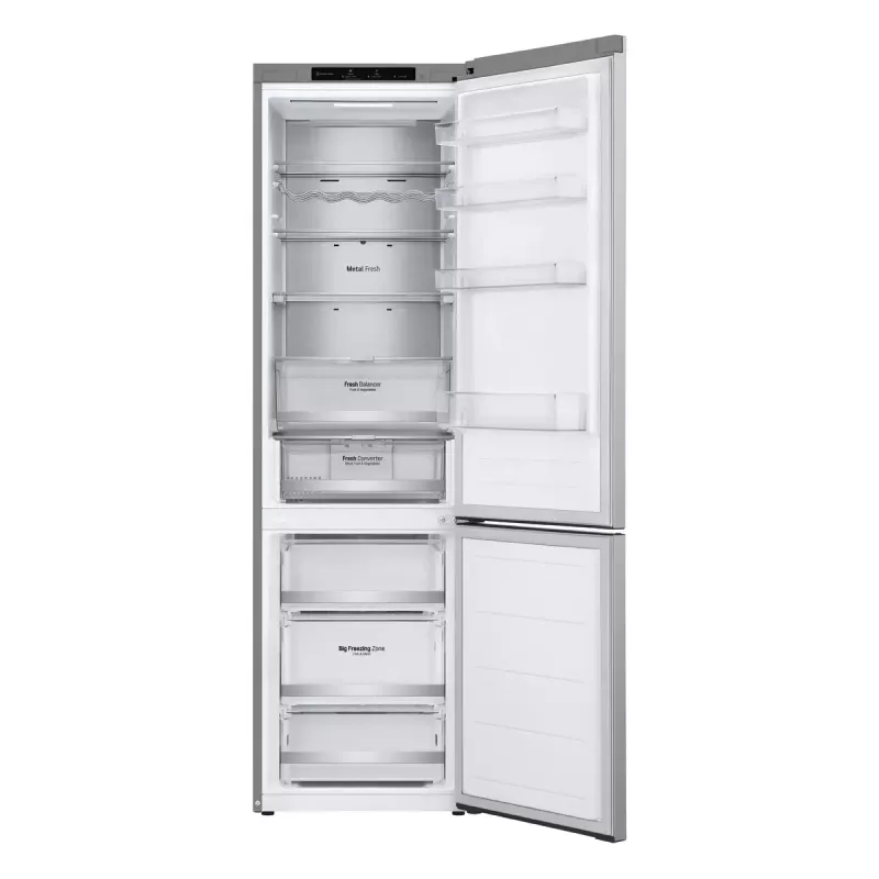 LG GBV7280CPY.APYQEUR Combinado frigorífico-congelador Independente 387 l Aço inoxidável