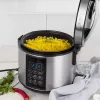 Panela elétrica Tristar RK-6132 — 1,5 L, 500 W, 7 programas automáticos, LCD, aço inoxidável/preto