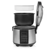 Panela elétrica Tristar RK-6132 — 1,5 L, 500 W, 7 programas automáticos, LCD, aço inoxidável/preto