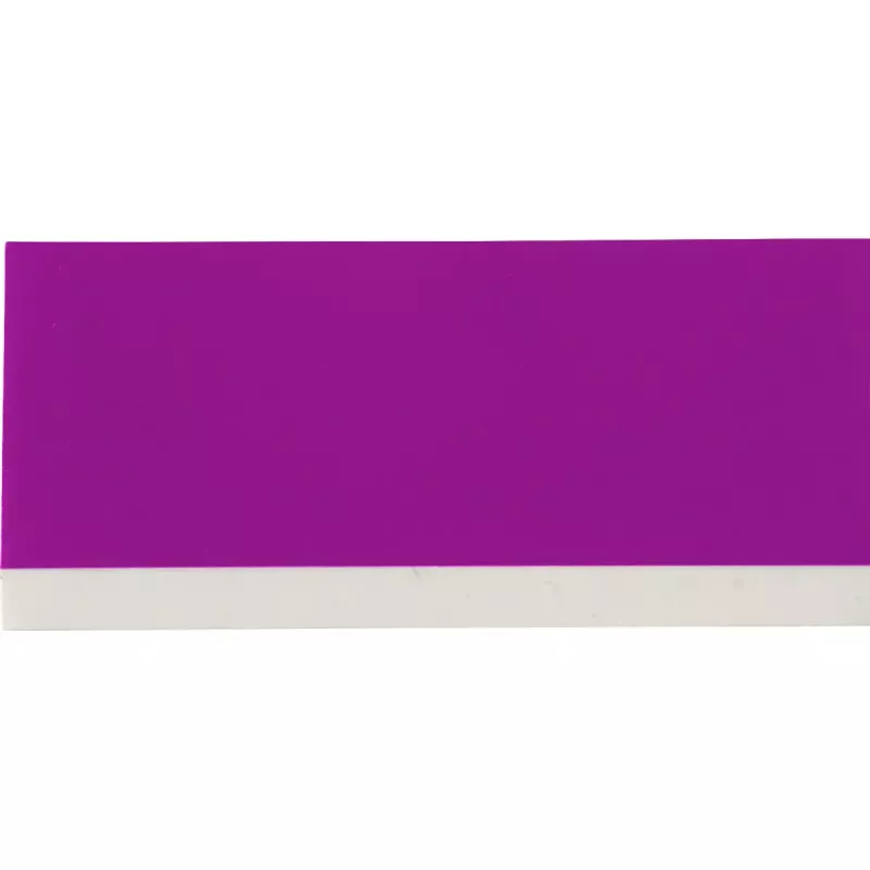 Etiqueta de impressora autoadesiva Brady M21-750-595-PL – vinil, roxo sobre branco, 1,91 cm × 6,4 m