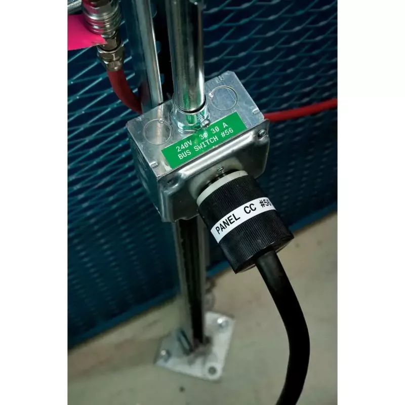 Etiqueta autoadesiva para impressora Brady B30C-500-595-GN, vinil, verde, 30,5 m