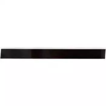 Etiqueta autocolante para impressora Brady 139742 — acrílico/vinil, 1,27 cm × 6,4 m, preto sobre branco