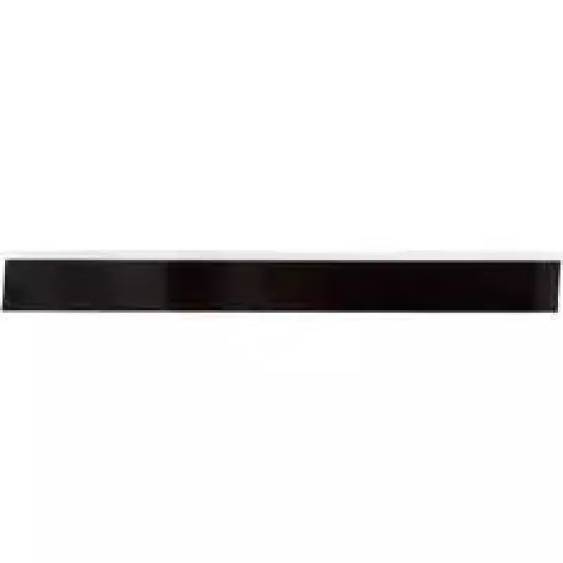 Etiqueta autocolante para impressora Brady 139742 — acrílico/vinil, 1,27 cm × 6,4 m, preto sobre branco