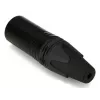 Equip 147930 ficha de cabo de 3 polos, macho, preto