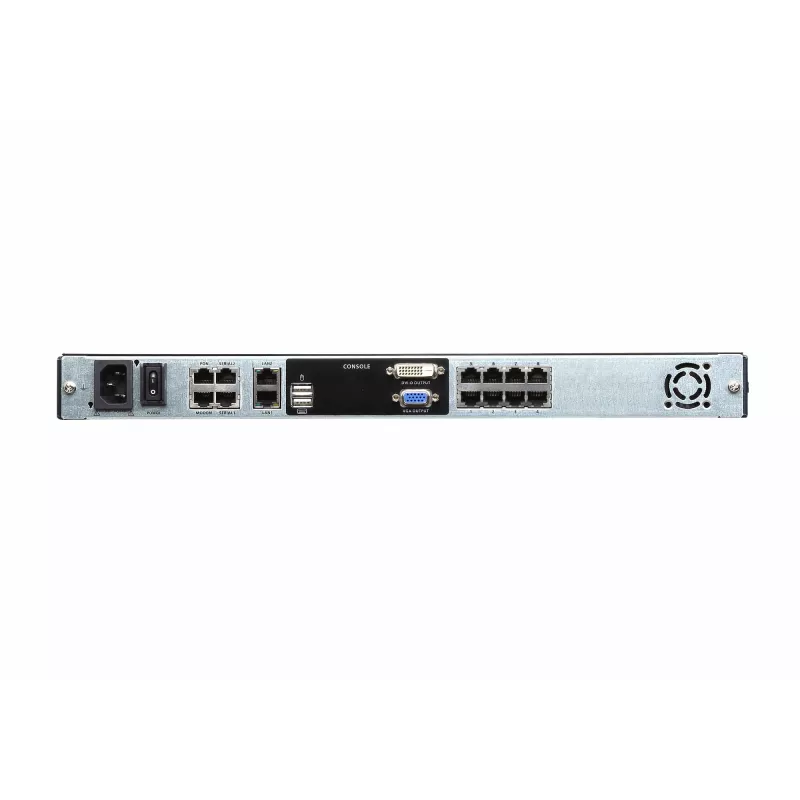ATEN KL1108VN consola de rack 48,3 cm (19 polegadas) 1280 x 1024 píxeis metal preto 1HE
