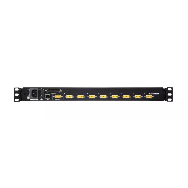 ATEN CL5708IN consola de rack 48,3 cm (19 polegadas) 1280 x 1024 píxeis metal, plástico preto 1HE