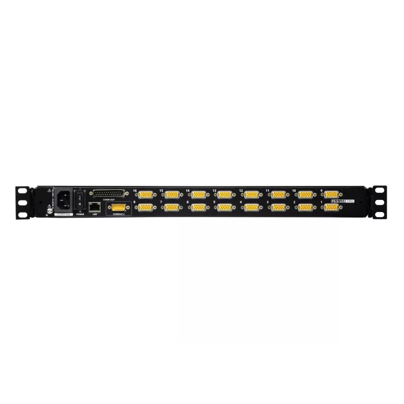 Consola de rack ATEN CL5716IN 48,3 cm (19 polegadas) 1280 x 1024 píxeis metal, plástico preto 1HE