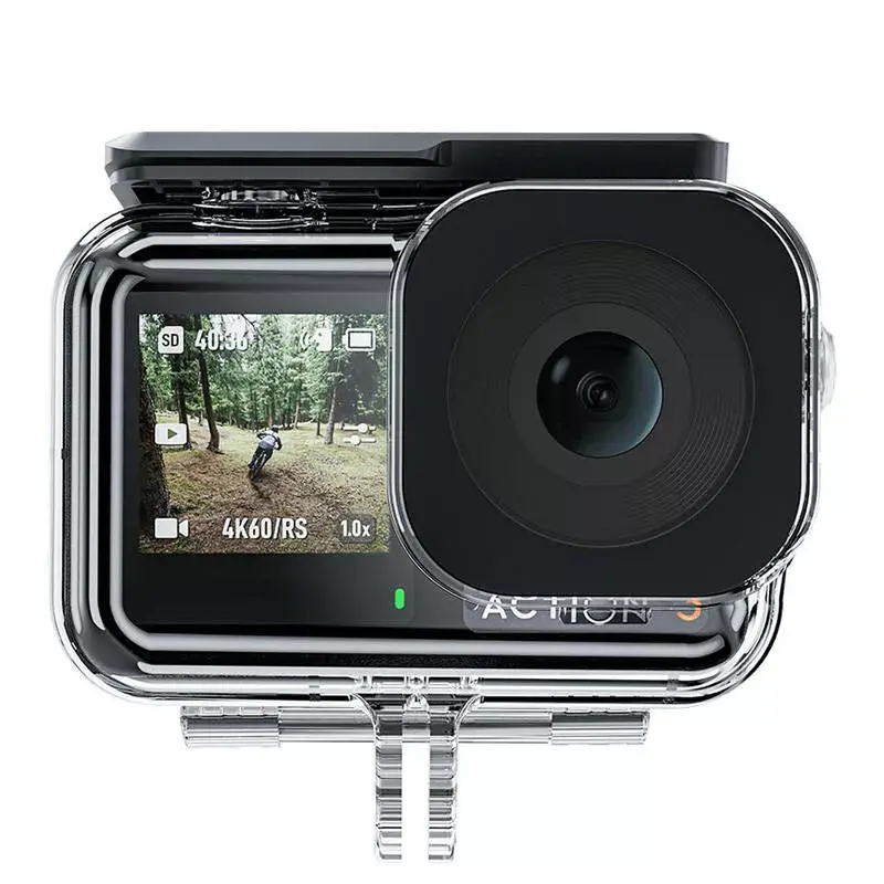 Caixa estanque Telesin para DJI Action 3 – caixa de proteção para câmara Action3