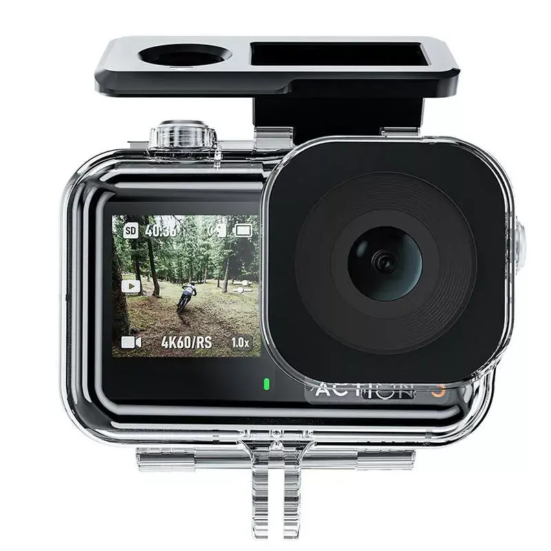 Caixa estanque Telesin para DJI Action 3 – caixa de proteção para câmara Action3