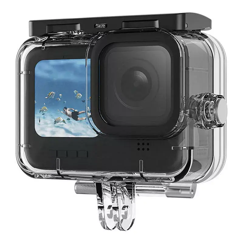 Conjunto de capas protetoras Telesin para GoPro Hero 12/11/10/9 – conjunto de capa rígida e capa de silicone